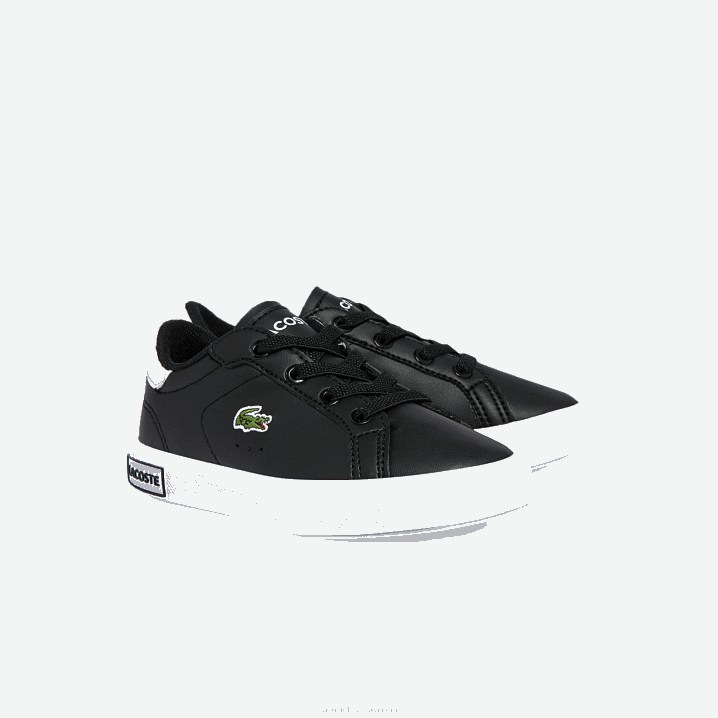 crno-bijelo 312 6H4B2937 dojenčad Lacoste powercourt sintetičke tenisice