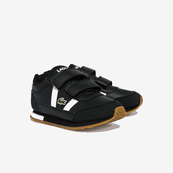 crno-bijelo 312 6H4B2965 dojenčad Lacoste partnerske sintetičke tenisice