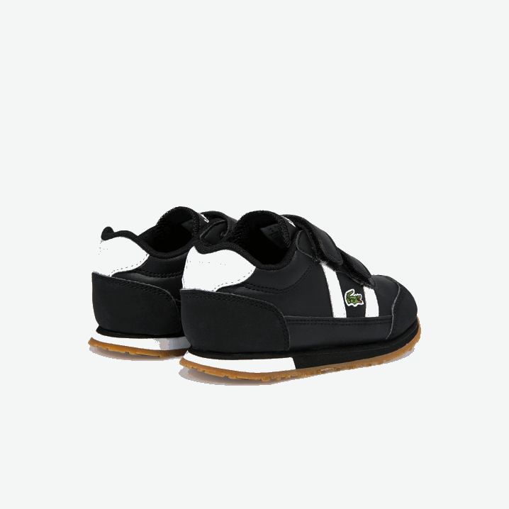 crno-bijelo 312 6H4B2965 dojenčad Lacoste partnerske sintetičke tenisice