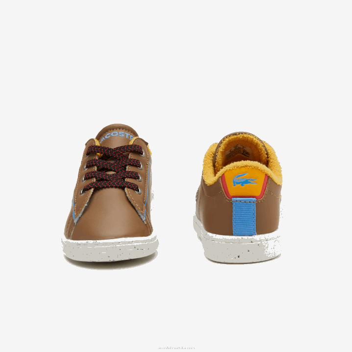 smeđa svijetloplava 2g7 6H4B2993 dojenčad Lacoste carnaby zimske sintetičke cipele za van