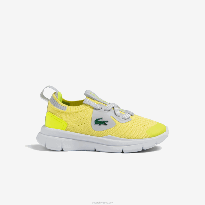 ylw/lt igra 382 6H4B2930 dojenčad Lacoste run spin pletene tekstilne tenisice