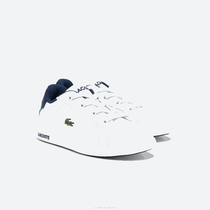 bijelo-plava 042 6H4B2972 dojenčad Lacoste diplomske sintetičke tenisice