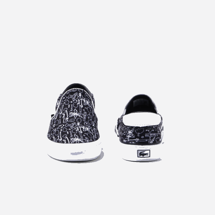 crno-bijelo 312 6H4B3234 djeca Lacoste jump serve tekstilni slip on