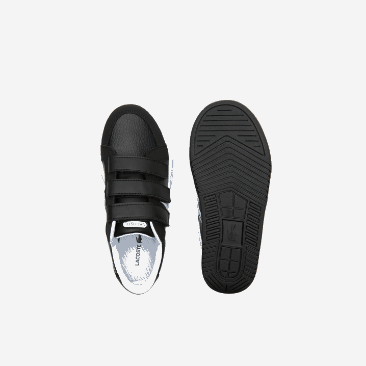 crno-bijelo 312 6H4B3259 djeca Lacoste l001 sintetičke tenisice