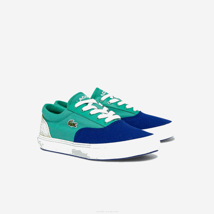 plavo zelena bg3 6H4B3264 djeca Lacoste jump serve čipkaste platnene tenisice