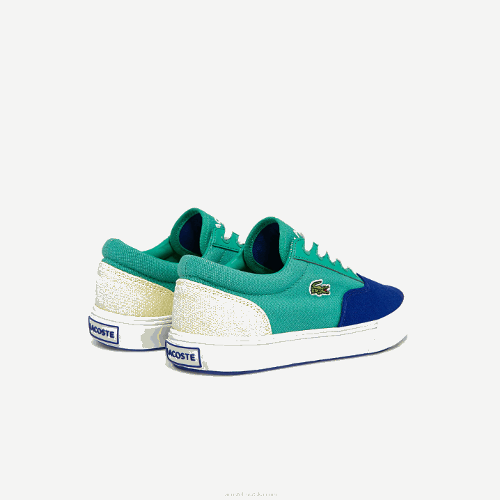 plavo zelena bg3 6H4B3264 djeca Lacoste jump serve čipkaste platnene tenisice