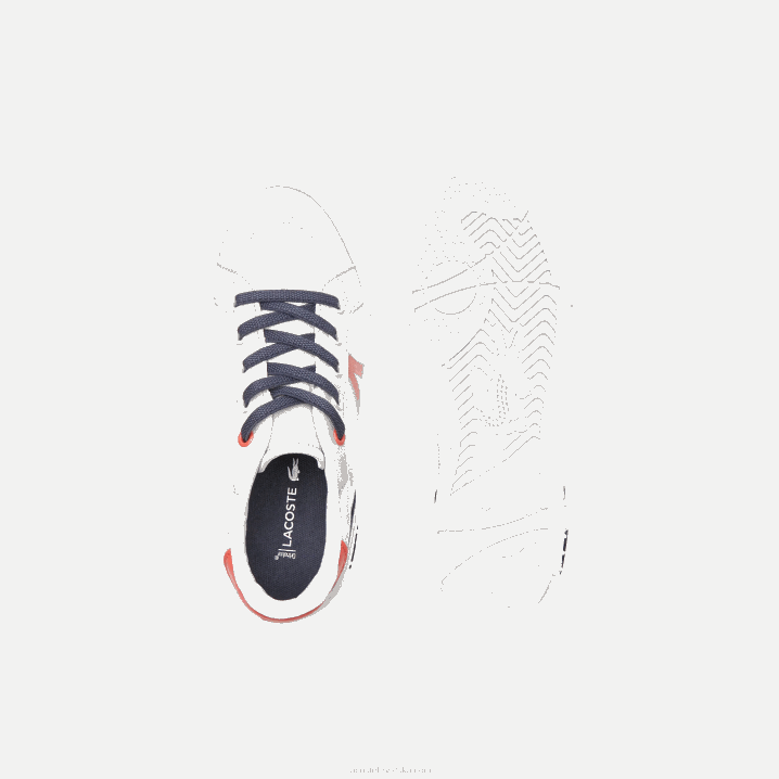 svijetlo sivo crvena 15c 6H4B3061 djeca Lacoste l004 tekstilne tenisice