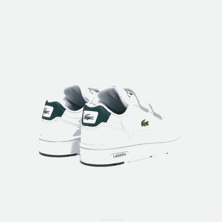 bijela i tamno zelena 1r5 6H4B2942 dojenčad Lacoste t-clip sintetičke tenisice