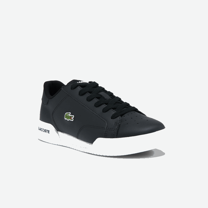 crno-bijelo 312 6H4B3319 juniori Lacoste twin serve sintetičke tenisice