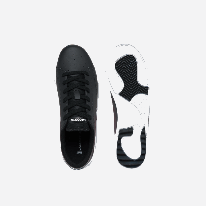 crno-bijelo 312 6H4B3319 juniori Lacoste twin serve sintetičke tenisice