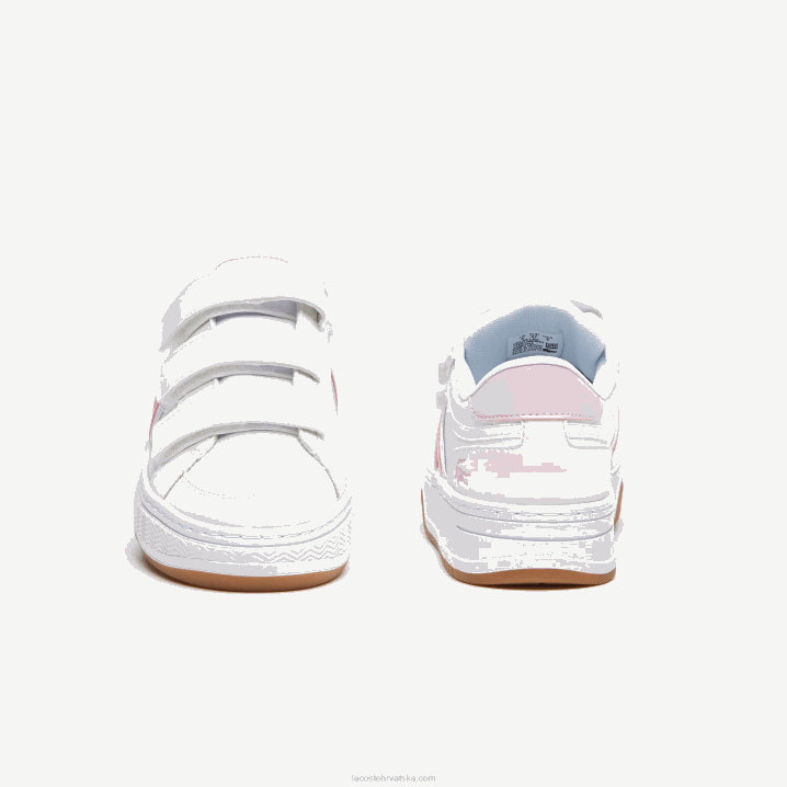 bijela i ružičasta b53 6H4B3326 juniori Lacoste l001 sintetičke tenisice