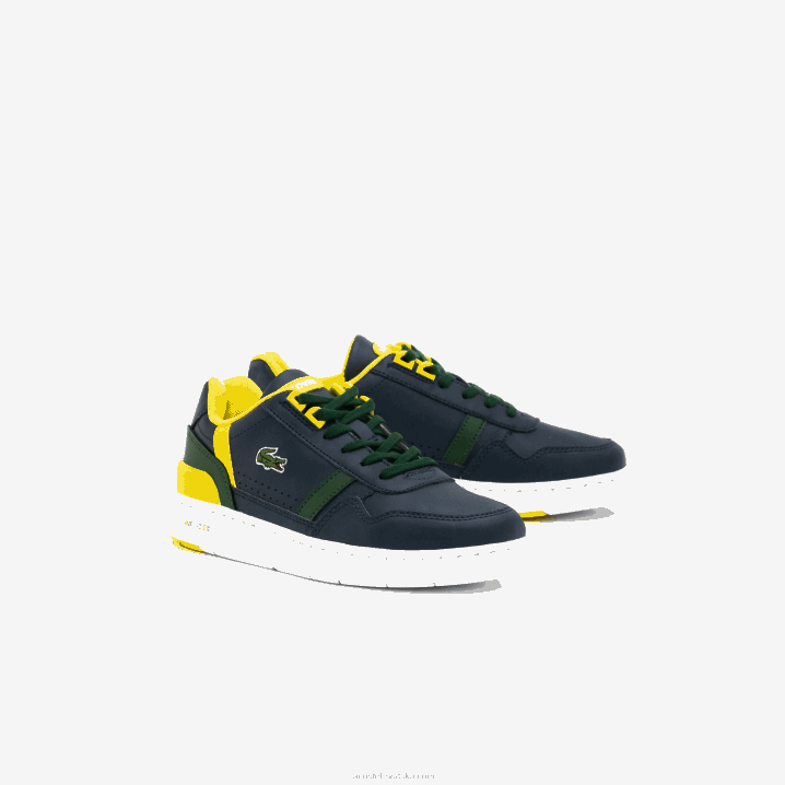 mornarsko-zelena 2s3 6H4B3315 juniori Lacoste t-clip sintetičke pop tenisice u boji