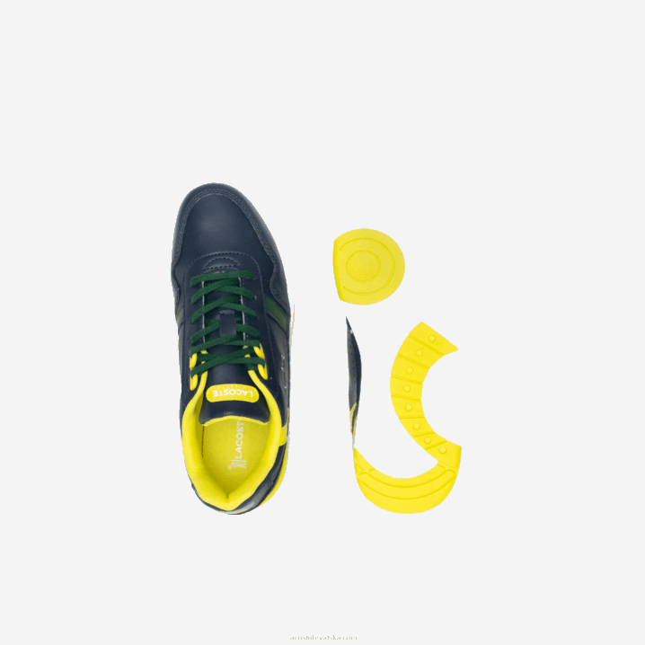 mornarsko-zelena 2s3 6H4B3315 juniori Lacoste t-clip sintetičke pop tenisice u boji