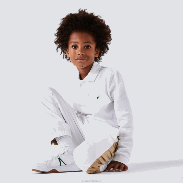 bijela 001 6H4B2944 djeca Lacoste regular fit petit pique polo