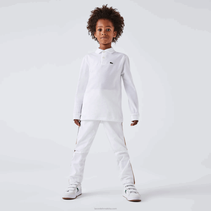 bijela 001 6H4B2944 djeca Lacoste regular fit petit pique polo