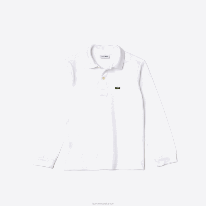 bijela 001 6H4B2944 djeca Lacoste regular fit petit pique polo