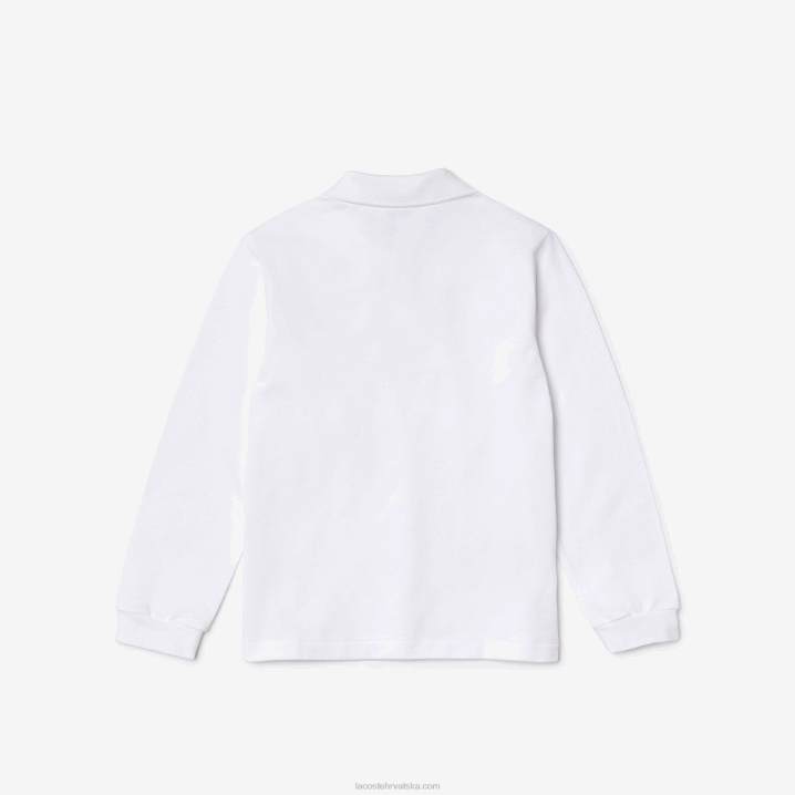 bijela 001 6H4B2944 djeca Lacoste regular fit petit pique polo