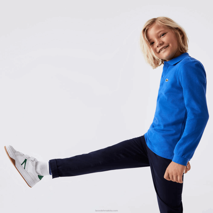 plavi k1q 6H4B2943 djeca Lacoste regular fit petit pique polo