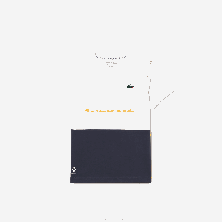 bijelo plava narančasta wyi 6H4B3005 dječaci Lacoste tenis x daniil medvedev majica s dresom