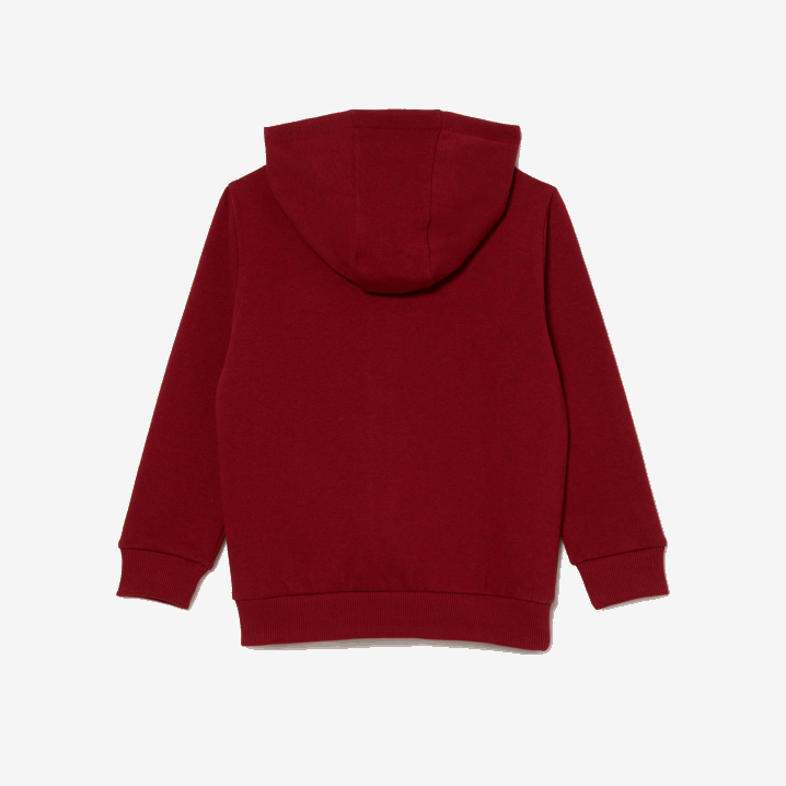 bordoški ypw 6H4B3192 djeca Lacoste majica s patentnim zatvaračem s kapuljačom s klokanovim džepom