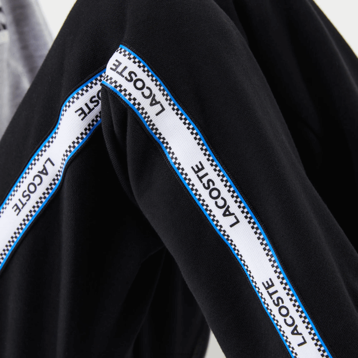 crno plava 985 6H4B3223 djeca Lacoste trenirke s otisnutim trakama