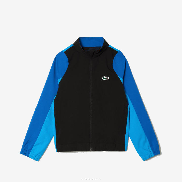 crno plavo žuto ayf 6H4B3047 dječaci Lacoste set za trčanje u boji u boji za tenis
