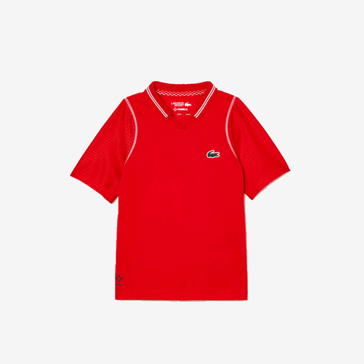 crvena s5h 6H4B3012 dječaci Lacoste tenis x daniil medvedev ultra-dry polo