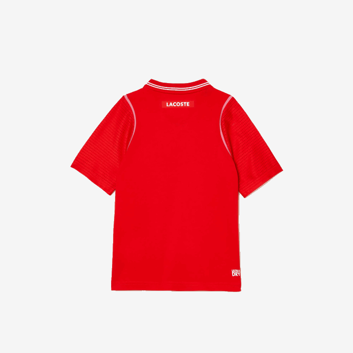 crvena s5h 6H4B3012 dječaci Lacoste tenis x daniil medvedev ultra-dry polo
