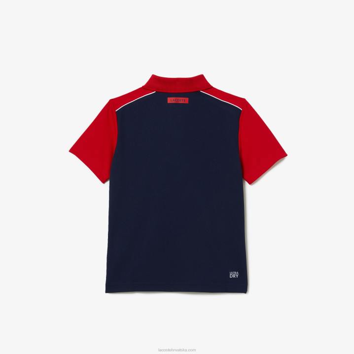 crvena tamnoplava 528 6H4B3163 dječaci Lacoste sport ultra-dry pique polo