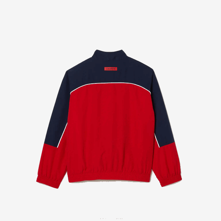crvena tamnoplava 528 6H4B3210 dječaci Lacoste sportska color-block trenirka