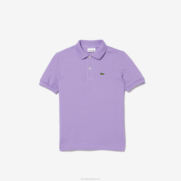 ljubičasta gfu 6H4B3181 djeca Lacoste regular fit petit pique polo
