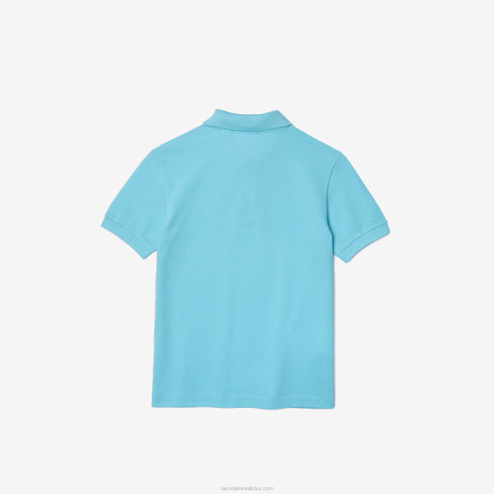plava 3n0 6H4B3117 djeca Lacoste regular fit petit pique polo