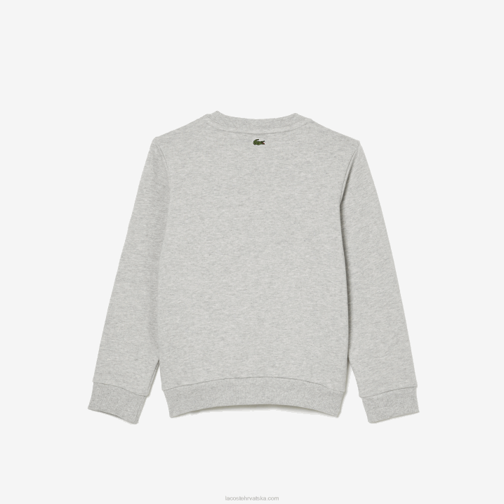 sivi chine cca 6H4B3057 djeca Lacoste trenirka s kontrastnim brendom colorblock