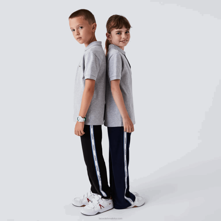 sivi chine cca 6H4B3126 djeca Lacoste regular fit petit pique polo