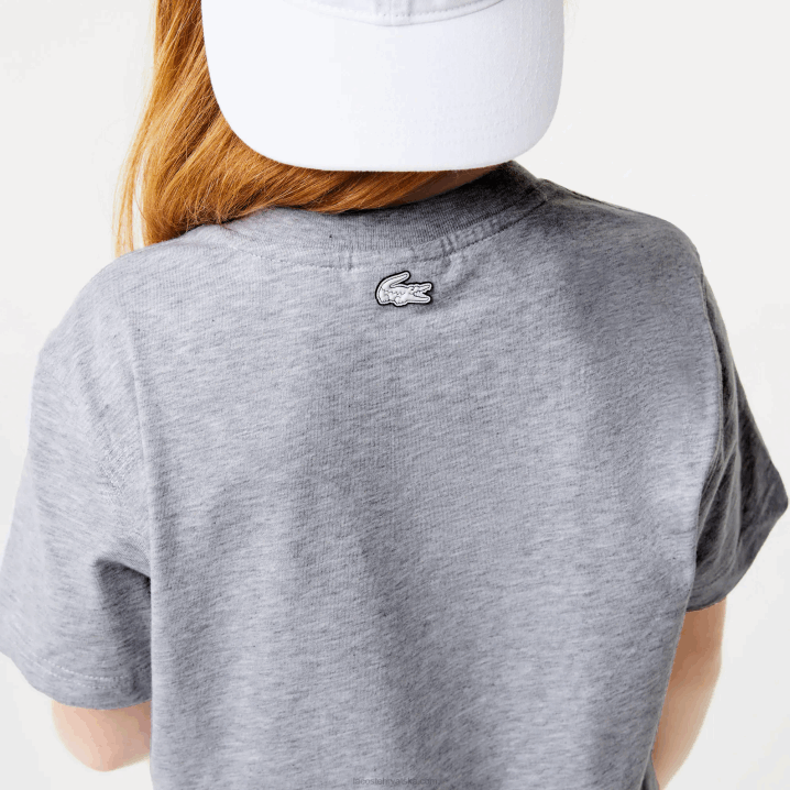 sivi chine cca 6H4B3143 djeca Lacoste prevelika majica u nautičkom stilu