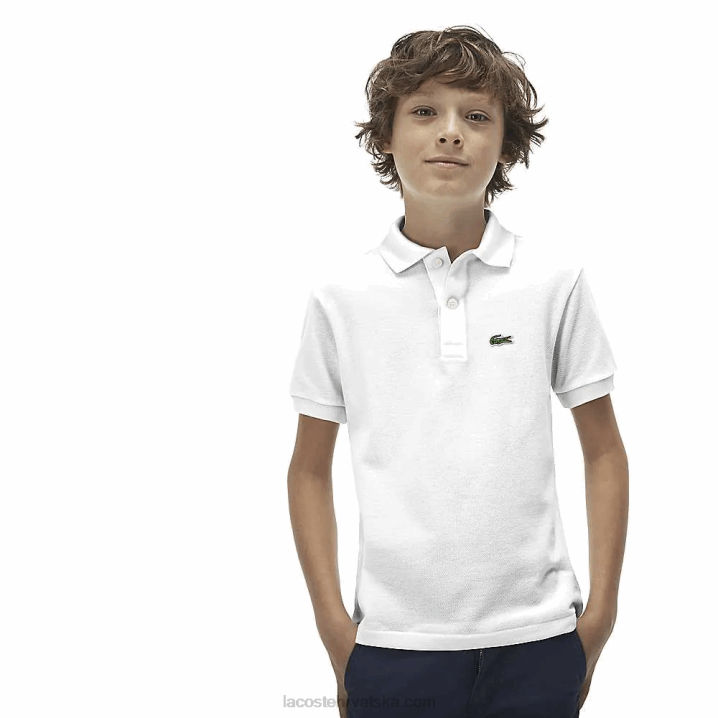 svijetloplava t01 6H4B3139 djeca Lacoste regular fit petit pique polo