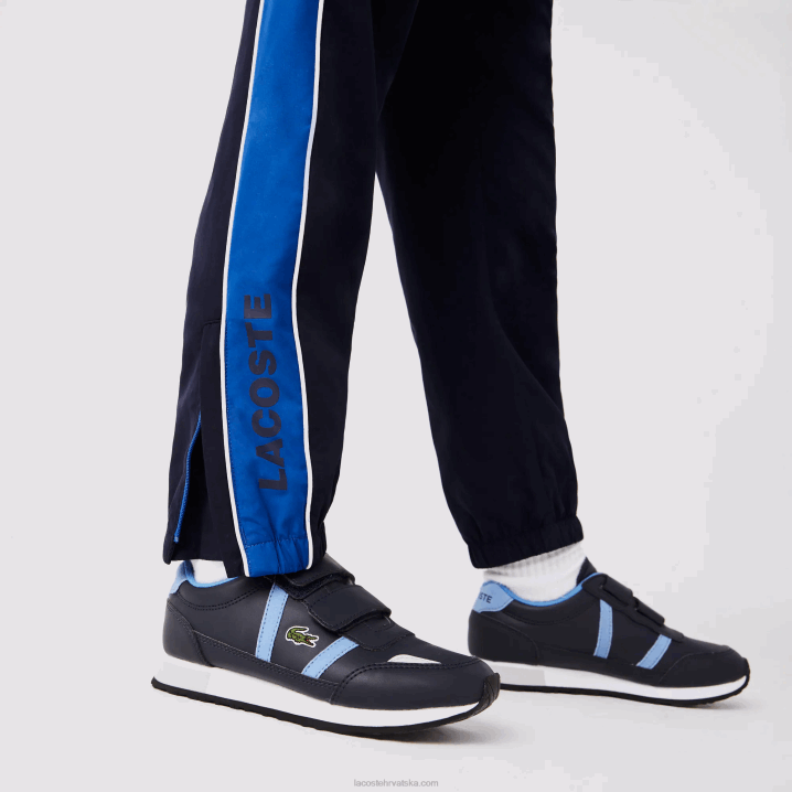 tamnoplava 976 6H4B3209 dječaci Lacoste sportska color-block trenirka
