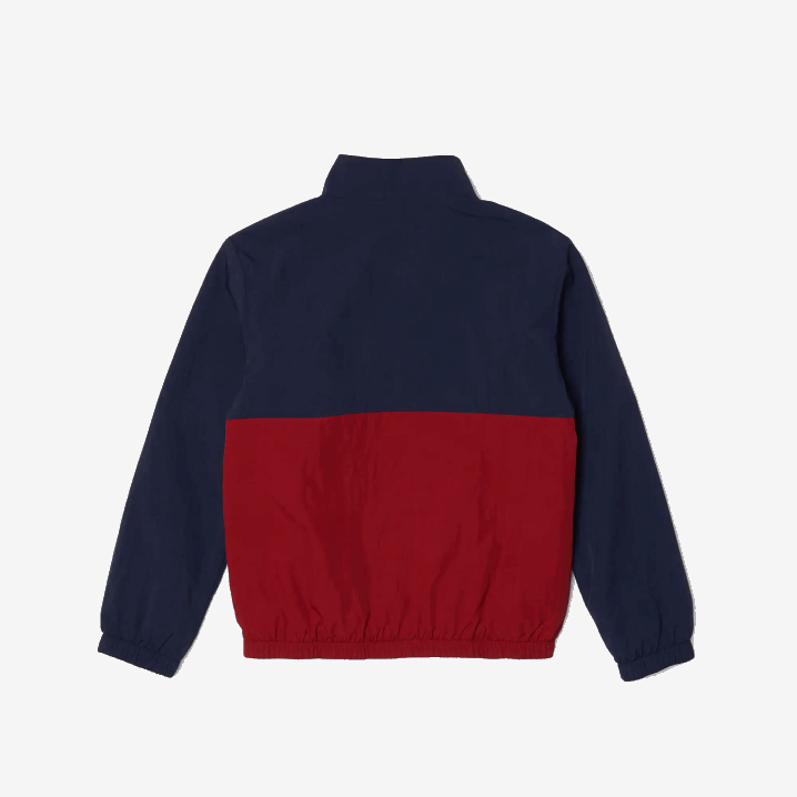 tamnoplava bordo lub 6H4B3219 djeca Lacoste colorblock jakna s visokim ovratnikom