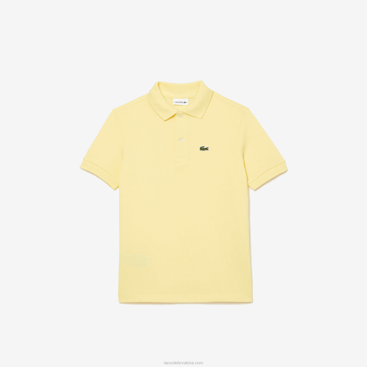 žuta 107 6H4B3131 djeca Lacoste regular fit petit pique polo