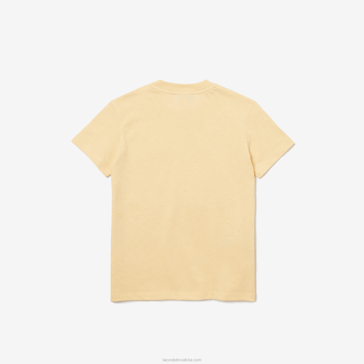 žuti hbz 6H4B3142 dječaci Lacoste pike majica od organskog pamuka