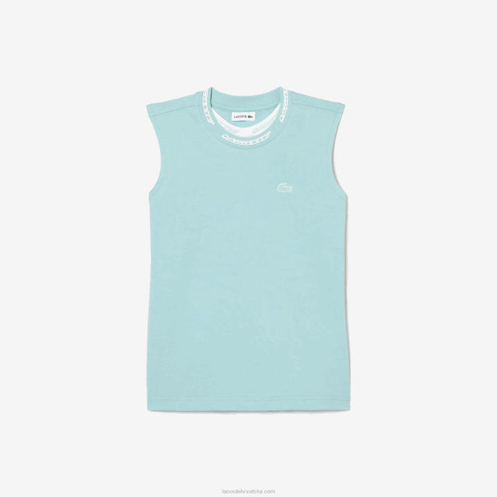 menta lgf 6H4B3016 djevojke Lacoste majica bez rukava od pamučnog žerseja