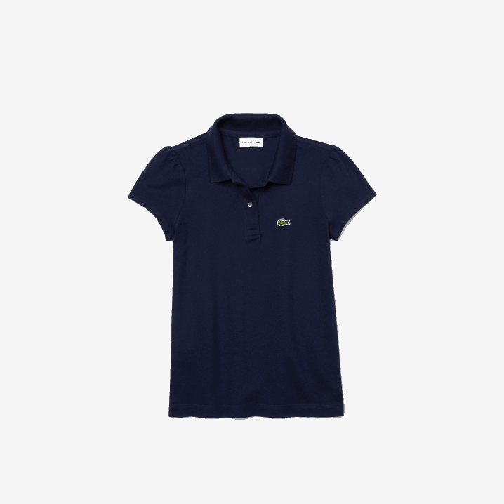 tamnoplava 166 6H4B2951 djevojke Lacoste nazubljeni ovratnik mini pique polo