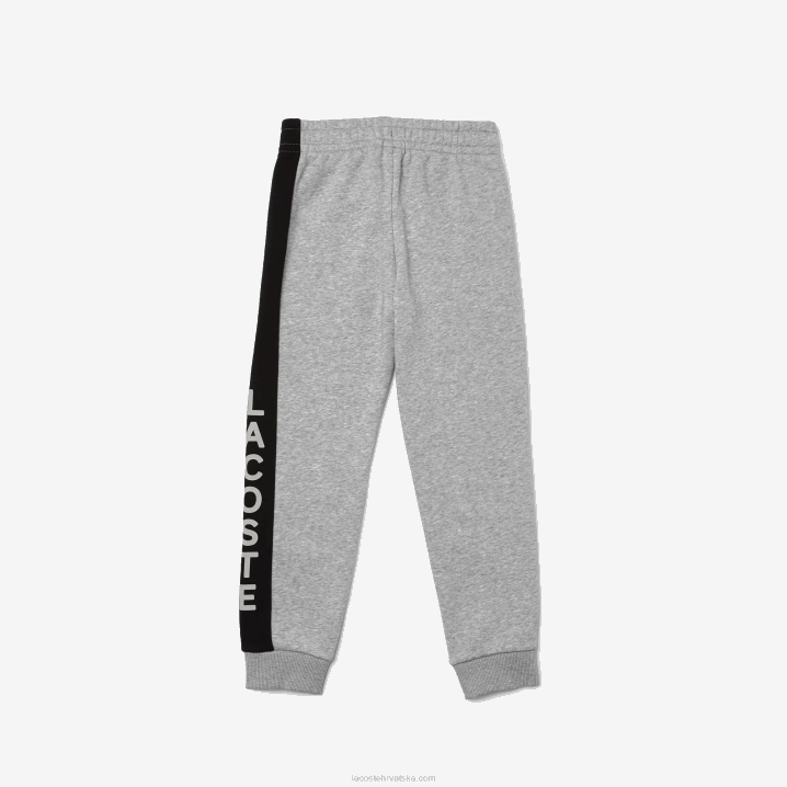 siva chine crna jz9 6H4B3242 dječaci Lacoste hlače za trčanje od mješavine pamučnog flisa