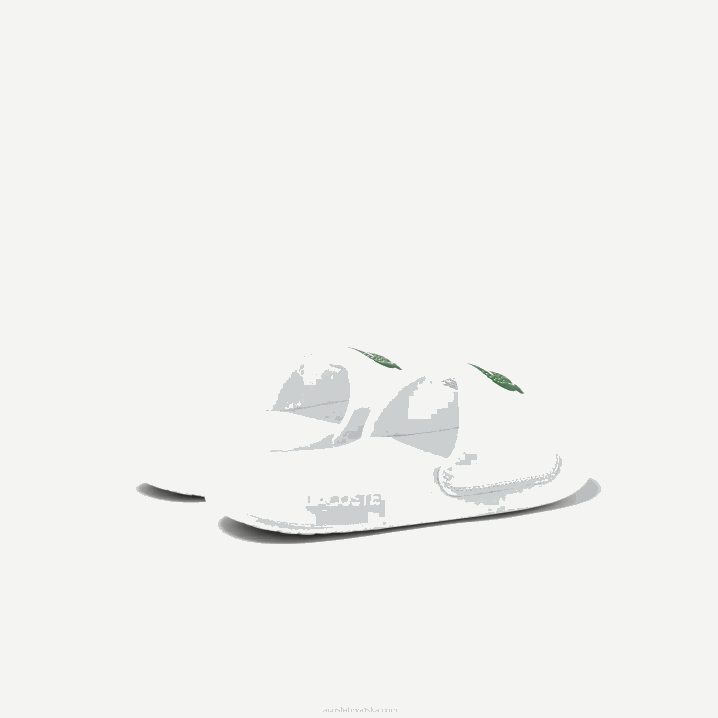 bijelo/zeleno 082 6H4B1728 muškarci Lacoste croco 1.0 sintetička stakalca