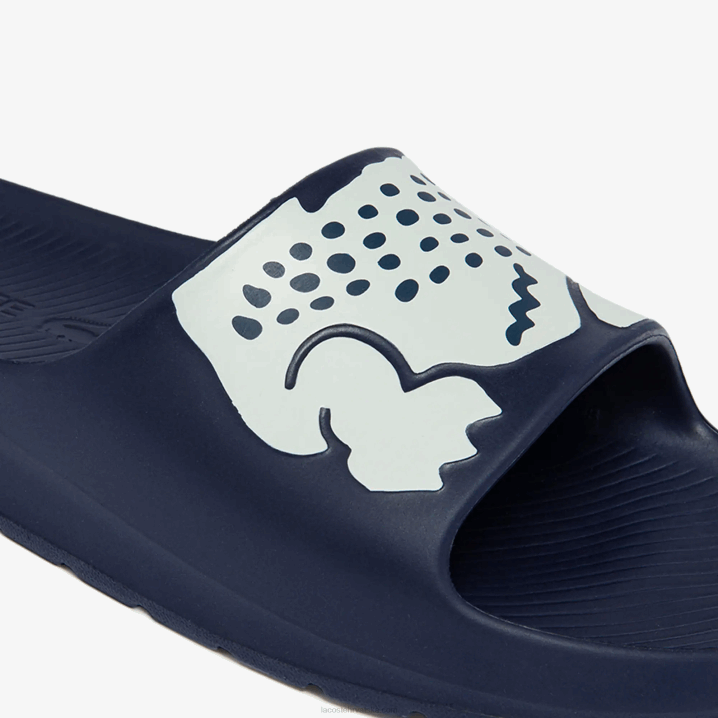 mornarsko bijela 092 6H4B1755 muškarci Lacoste croco 2.0 sintetičke tobogane