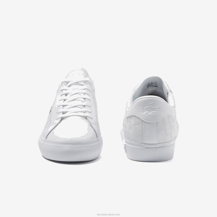 bijela 21g 6H4B1703 muškarci Lacoste powercourt kožne tenisice