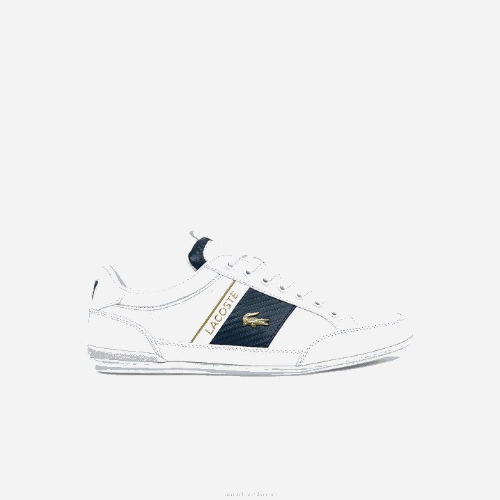 bijela 21g 6H4B1771 muškarci Lacoste tenisice od chaymon kože i karbonskih vlakana