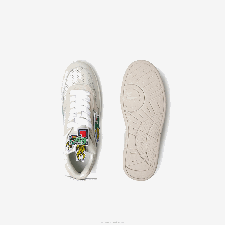 bijela 21g 6H4B1785 muškarci Lacoste ace clip kožne tenisice