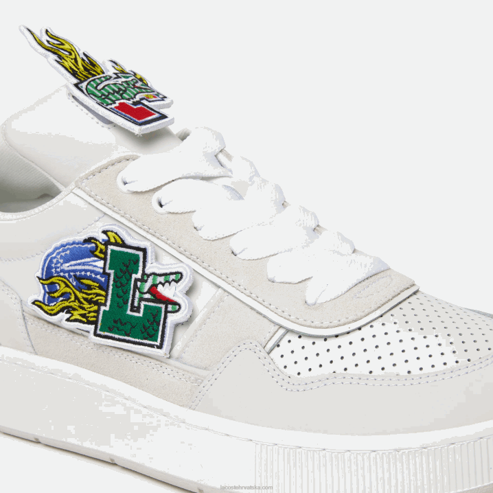 bijela 21g 6H4B1785 muškarci Lacoste ace clip kožne tenisice