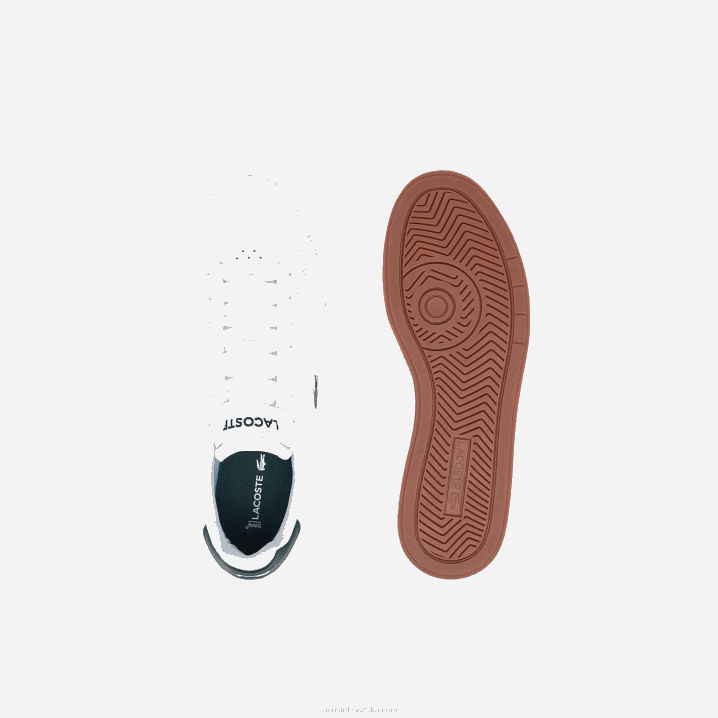 bijela i tamno zelena 1r5 6H4B1910 muškarci Lacoste diplomske profesionalne kožne tenisice